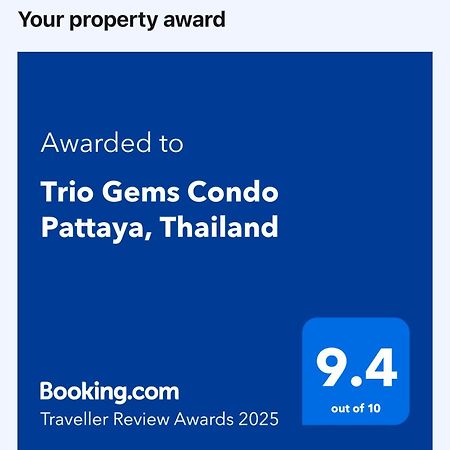 Trio Gems Condo Pattaya, Thailand Jomtien Beach Dış mekan fotoğraf