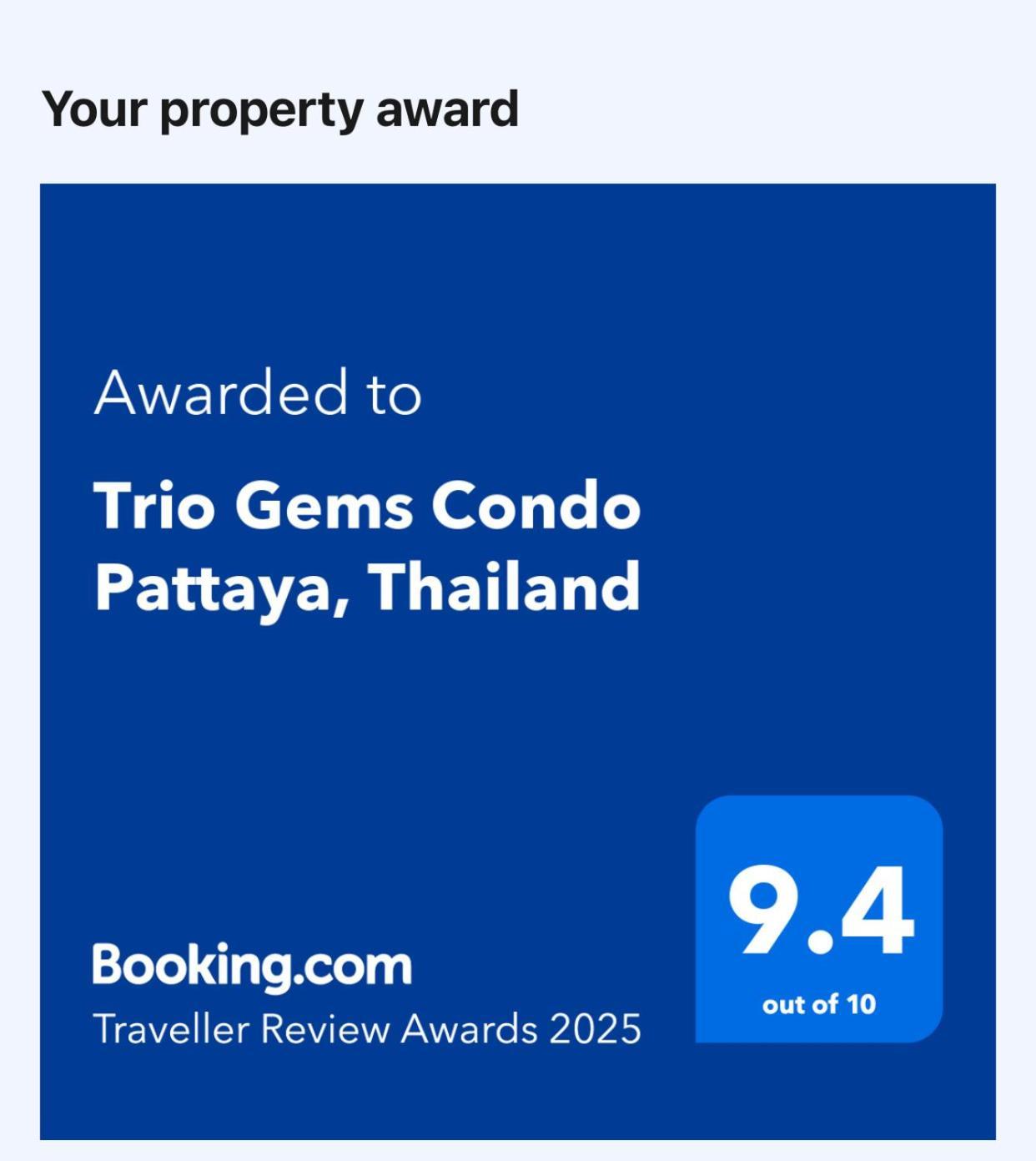 Trio Gems Condo Pattaya, Thailand Jomtien Beach Dış mekan fotoğraf
